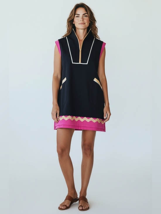 Simply Southern Dresses & Skirts - Simply Southern Drew Dress Navy Womens L sleeveless coquette summer cottagecore